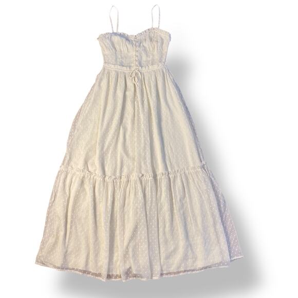 Patrons of Peace Dresses & Skirts - Patrons of Peace Button Front Maxi Dress Womens Size S Cream Boho